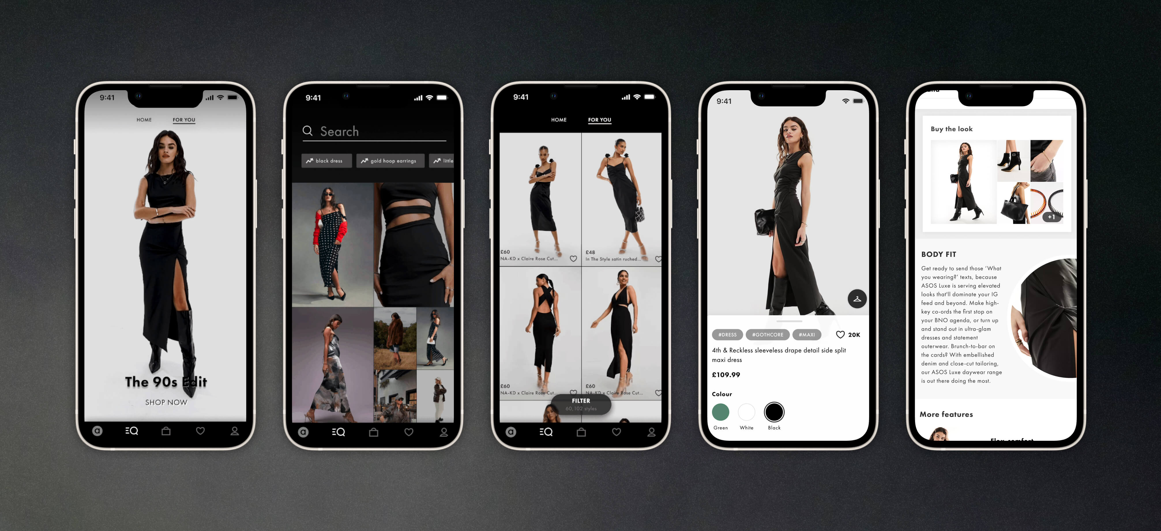 ASOS Horizons Concept Screens